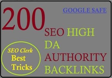 I will do make 200 high authority seo backlink link building service for google top ranking