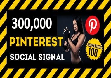 HQ Service 300,000 Pinterest Social Signals PBN Backlink Share Bookmarks Important Google Ranking