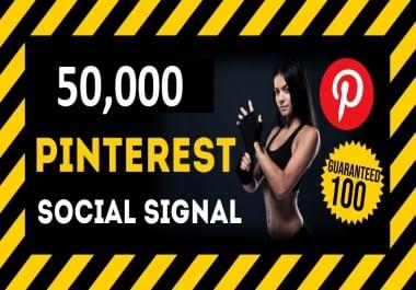 HQ Service 50,000 Pinterest Social Signals PBN Backlink Share Bookmarks Important Google Ranking