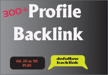 I will do 300 high authority SEO profile backlinks