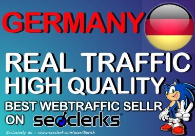 30000 I will send keyword targeted germany traffic with low bounce rate Daily900 - 1000 for 30 days