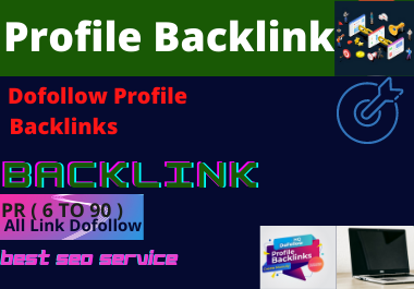 Manually 25 High PR9 Dofollow Profile Backlink permanent link building
