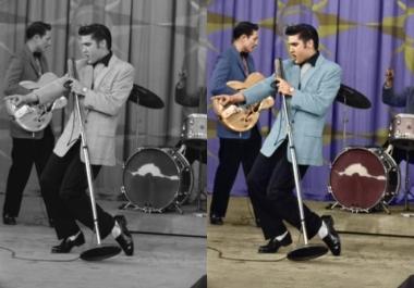 I will colorize your black and white image