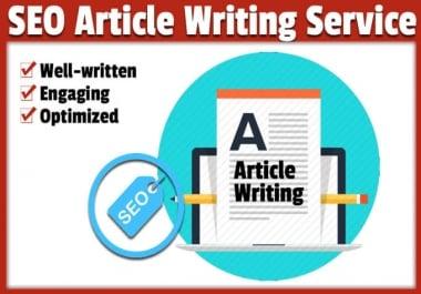Write 500 words high quality article
