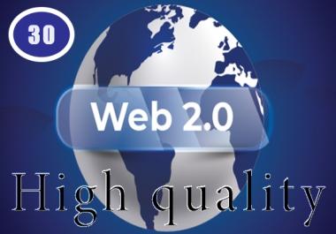 30 High Authority Web 2.0 Backlinks Boost Your Site on Google best Ranking