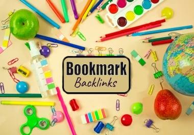 High quality manually 30 Bookmark to create Backlinks for google Ranking