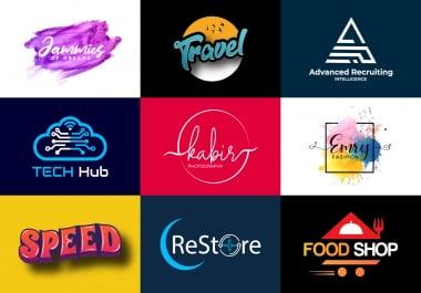 I will do modern minimalist business logo design in 24 hours