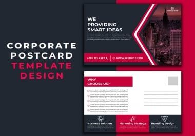I will design real estate postcard,  eddm postcard in 24 hours