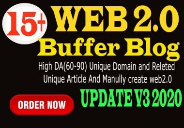 15 manual web2 0 super buffer blog high authority backlinks