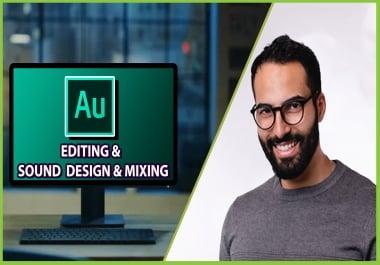 edit and sound design and mix any podcast