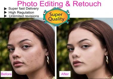I will do can any photo editing and photo retouching