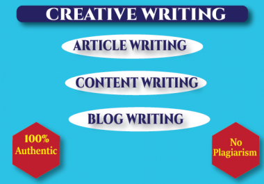 7x1000+ words SEO optimized Article Writing/Content Writing in any topic