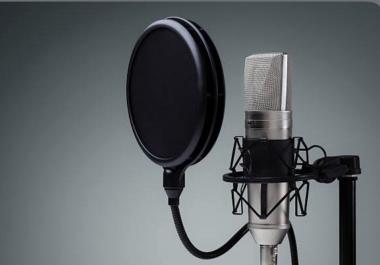 I have the skill of voice-over.