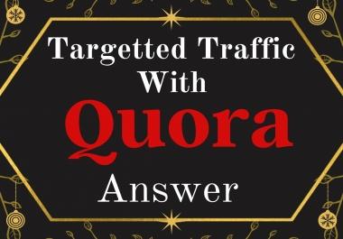 Promote Your Website with 15 HQ Quora Answer with backlinks