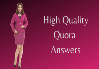 Provide 7 high quality quora answers.
