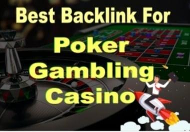 Build 20 HQ Dofollow DA 40+ Casino,  Judi,  Gambling High Quality PBN Backlinks