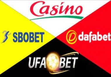 Publish 50 High Quality Dofollow DA 40+ UFABET,  betting,  Gambling High Quality PBN Backlinks