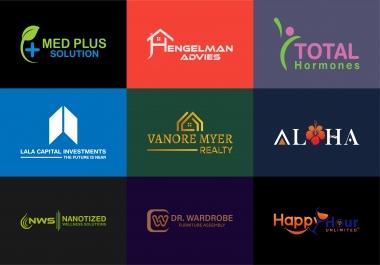 I will design a professional unique modern minimalist logo for business