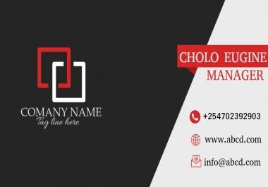 I will create your professional business card