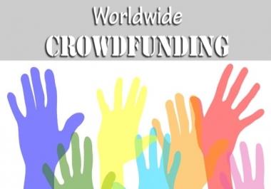 I will promote crowdfunding campaign