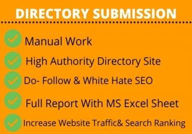 I will do 200 business web directory submission for SEO backlinks