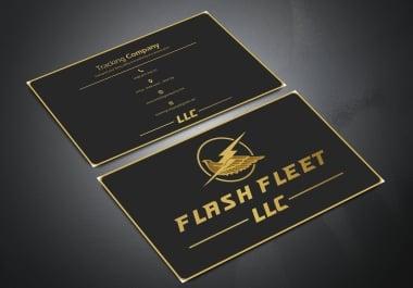 I will do a professional business card design for you within 24 hour