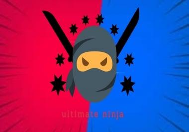 this is a ninja logos,  Wait for more large logos.