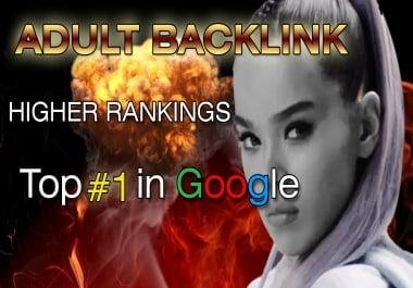 1500+adult backlinks Boost your website top rank 1