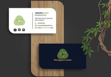 I will do design business card for your business