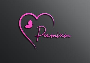 unique Minimal Text logo design service