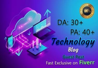 I will do guest post in technology blog