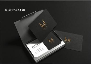 I will design unique and professional business cards