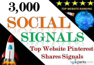 Build Organic Powerful 3,000 Social Signals for Top Social Media Sites to boost your website