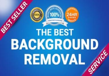 I will remove background 100 images
