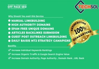I will rank your website by dofollow white hat SEO backlinks,  contextual link building