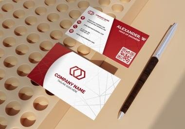 I will design awesome and modern business card