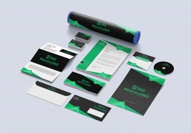 I will do logo,  business card,  letterhead or stationery design