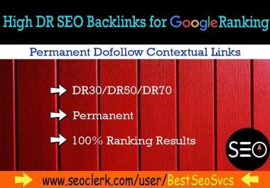 I will do SEO backlink building off page seo