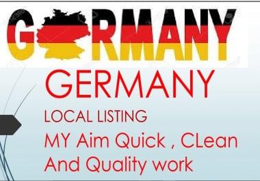I will do 200 german SEO listings for search engine optimization