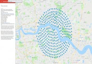 I will make 1000 google point map citation for local business