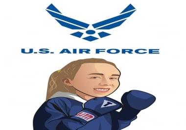 I will draw cartoon caricature headshot avatar from photo