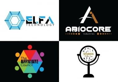 I will create minimalist and modern logo for your business