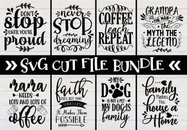 I will provide svg cut files design bundle for etsy and others