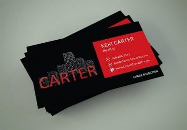 I will create modern professional business cards