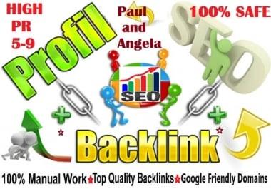 I will build 60 paul and angela profile back links