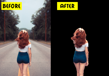 I will remove background from images.
