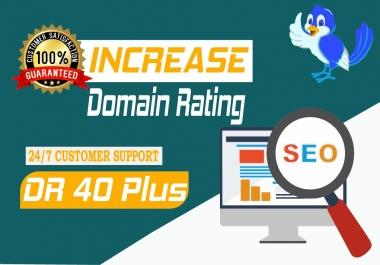 I will increase ahrefs domain rating DR 30plus