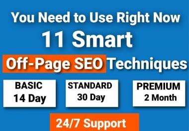 I will build 11 smarts off page SEO techniques you need to use right now