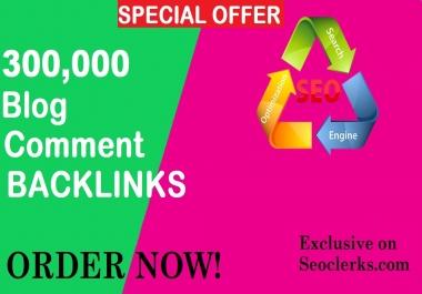High Quality 300,000 GSA SER SEO Blog comment Backlinks for website and youtube ranking
