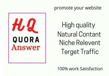 I will answer 15 relevant question in quora